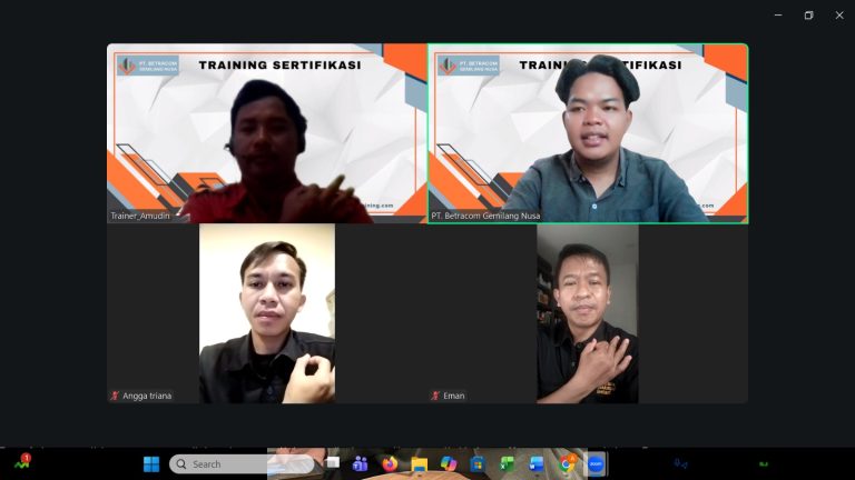 Peserta training POP